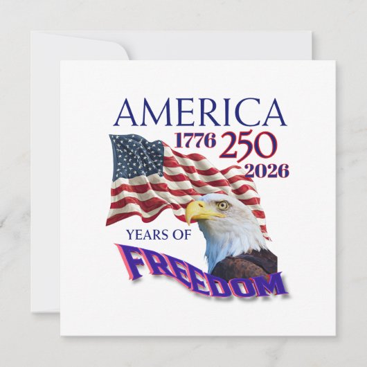 Amerika 250 jaar vrijheid (Voorkant)