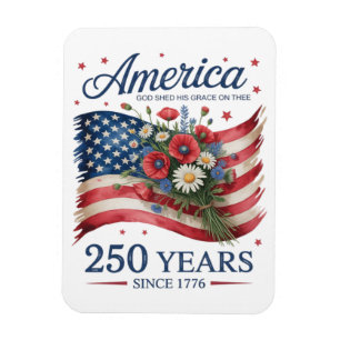 Amerika 250 Jaar Vrijheid 1776 2026 Magneet