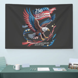Amerika 250 Jaar Vrijheid 1776-2026 Spandoek