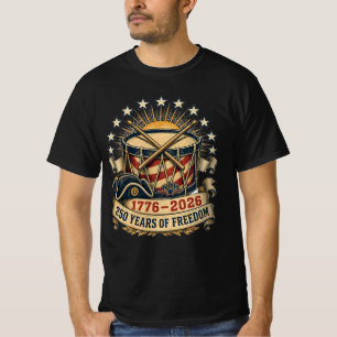 Amerika 250 Jaar Vrijheid 1776–2026 Vintage T-Shir T-shirt