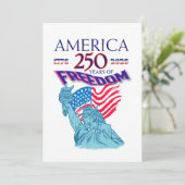 AMERIKA 250 JAAR VRIJHEID KAART (Staand voorkant)