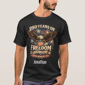 Amerika 250 Jaar Vrijheid Nog Steeds Aan Het Impro T-shirt