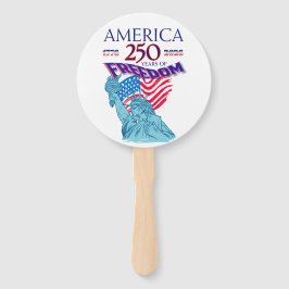AMERIKA 250 JAAR VRIJHEID STANDBEELD VAN DE VRIJHE HANDWAAIER