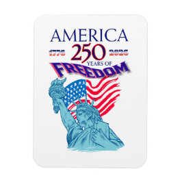 AMERIKA 250 JAAR VRIJHEID STANDBEELD VAN DE VRIJHE MAGNEET