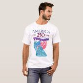 AMERIKA 250 JAAR VRIJHEID T-SHIRT (Voorkant volledig)