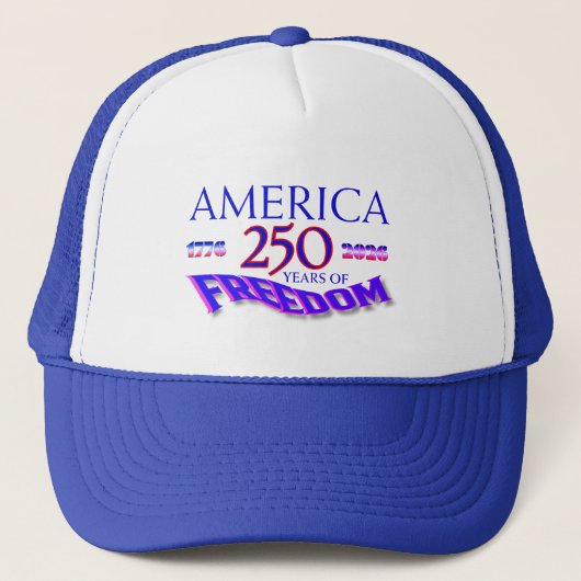 Amerika 250 jaar vrijheid trucker pet (Voorkant)