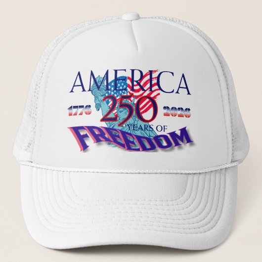 AMERIKA 250 JAAR VRIJHEID TRUCKER PET (Voorkant)
