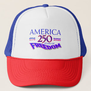 Amerika 250 jaar vrijheid trucker pet