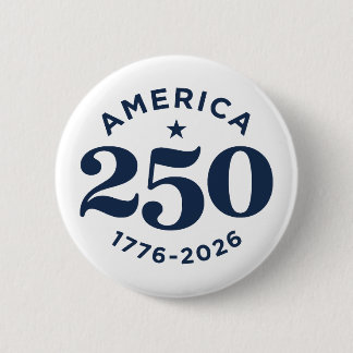Amerika 250 Jaar Vrijheid Viering Minimalistisch Ronde Button 5,7 Cm