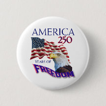 Amerika 250 Jaar Vrijheidsvlag met Steenarend