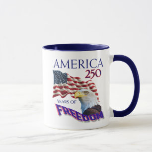Amerika 250 Jaar Vrijheidsvlag met Stekelarend *R Mok