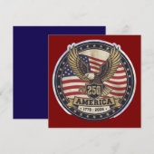 Amerika 250  kaart (Voorkant / Achterkant)