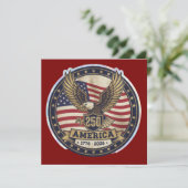 Amerika 250  kaart (Staand voorkant)