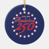 Amerika 250 keramisch ornament (Voorkant)