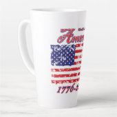 Amerika 250 latte mok (Linkerhoek)