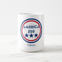 Amerika 250 Logo - Patriottisch 4 juli-thema
