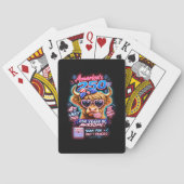 Amerika 250 Lollypop Koe Pokerkaarten (Achterkant)