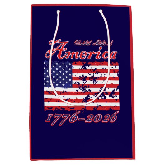Amerika 250 medium cadeauzakje (Voorkant)