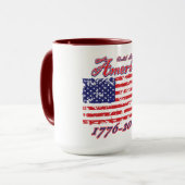Amerika 250 mok (Voorkant links)