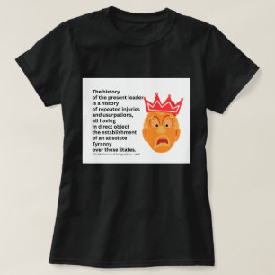 Amerika 250 Onafhankelijkheidsverklaring Tyrannie T-shirt