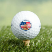 Amerika 250 Ontbrandende Vrijheid Golfballen (Insitu Shirt)