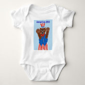 Amerika 250 Oom Sam Beer Romper (Voorkant)