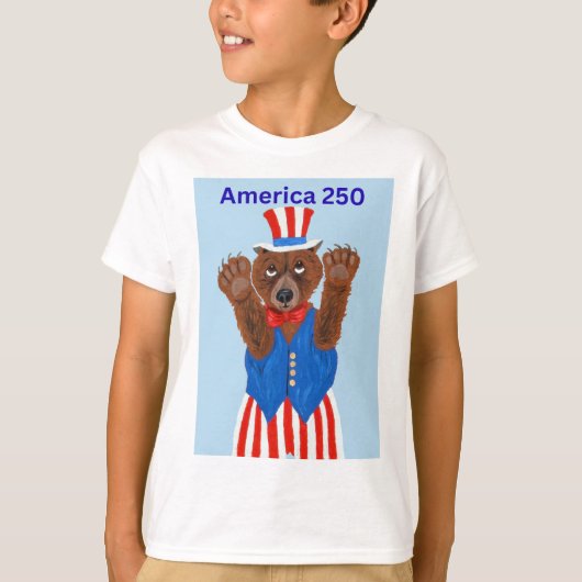  Amerika 250 Oom Sam Beer  T-shirt (Voorkant)
