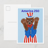  Amerika 250 Oom Sam Beer  Uitnodiging Briefkaart (Voorkant / Achterkant)