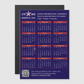 Amerika 250 Patriottisch Blauw 2026 Agenda Aandenk (Voorkant / Achterkant)