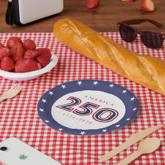 Amerika 250 Patriottisch Papieren Bordje