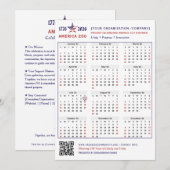 Amerika 250 Patriottische 2026 Agenda Aandenkenkaa (Voorkant / Achterkant)