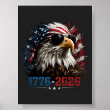 Amerika 250 Patriottische Adelaarsvlag
