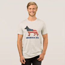 Amerika 250 Patriottische Duitse Herdershond