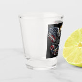 Amerika 250 Patriottische Jubileumviering Shot Glas (Links)