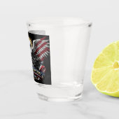 Amerika 250 Patriottische Jubileumviering Shot Glas (Rechts)