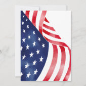 Amerika 250 Patriottische Uitnodiging | 4 juli BBQ (Achterkant)