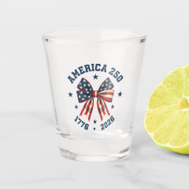 Amerika 250 Patriottische Vlag Boog Jubileum Desig Shot Glas