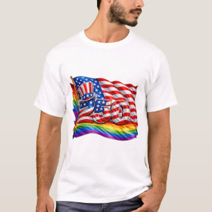 Amerika 250 Pride-vlag T-shirt