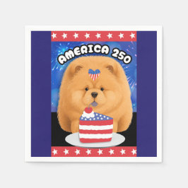 AMERIKA 250  Rode Chow Servet