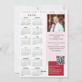 Amerika 250 Rode Patriottische 2026 Agenda Campagn Feestdagenkaart (Achterkant)