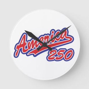 Amerika 250 ronde klok