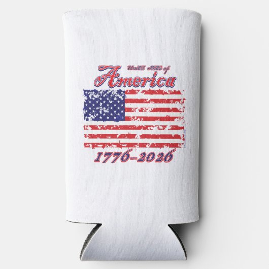 Amerika 250 seltzer blikjeskoeler (Voorkant)