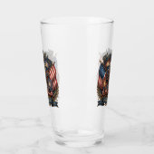 Amerika 250 Semi-quince-eeuwfeest Glas (Links)