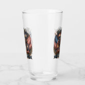 Amerika 250 Semi-quince-eeuwfeest Glas (Rechts)