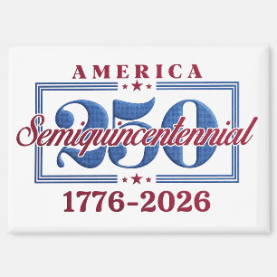 Amerika 250 Semiquincentennial Grafisch – 1776-202 Magneet
