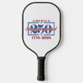 Amerika 250 Semiquincentennial Grafisch – 1776-202 Pickleball Paddle (Achterkant)