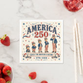 Amerika 250 servet (Insitu)