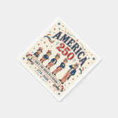 Amerika 250 servet (Hoek)