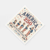 Amerika 250 servet (Hoek)