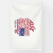Amerika 250 spandoek (Verticaal)